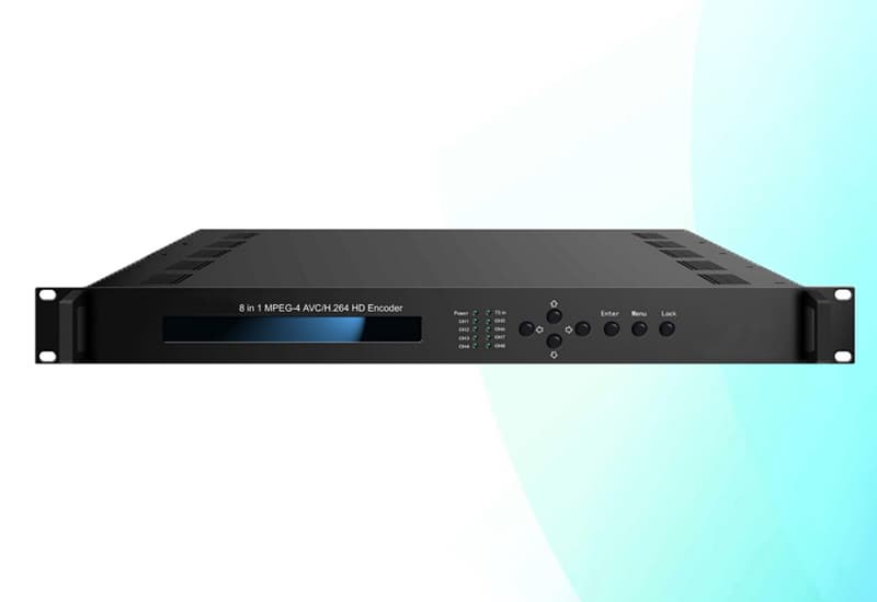 8_in_1 MPEG_4 AVC_H_264 HD Encoder with 8 hdmi Input IP Out